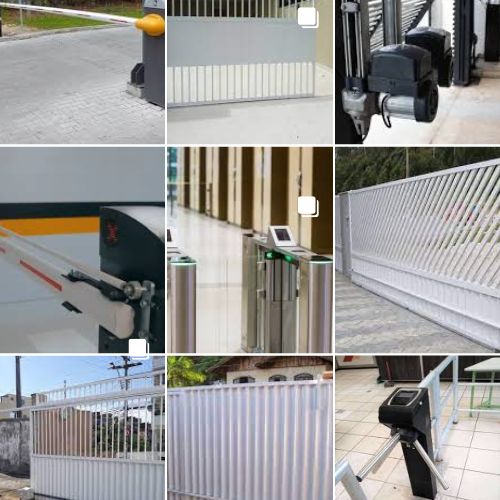 Automação de portão industrial